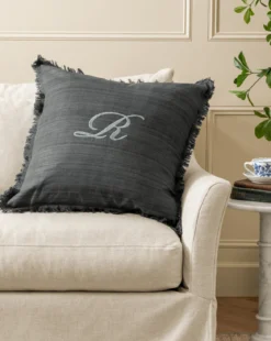 Abbey Silk Fringe Pillow Cover