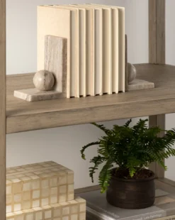 Adar Marble Bookends (Set of 2)