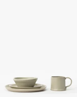 Aiden Soft Gray Dinner Plate