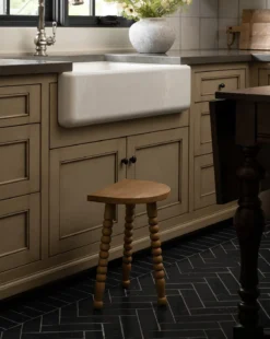 Alice Honey Wood Stool