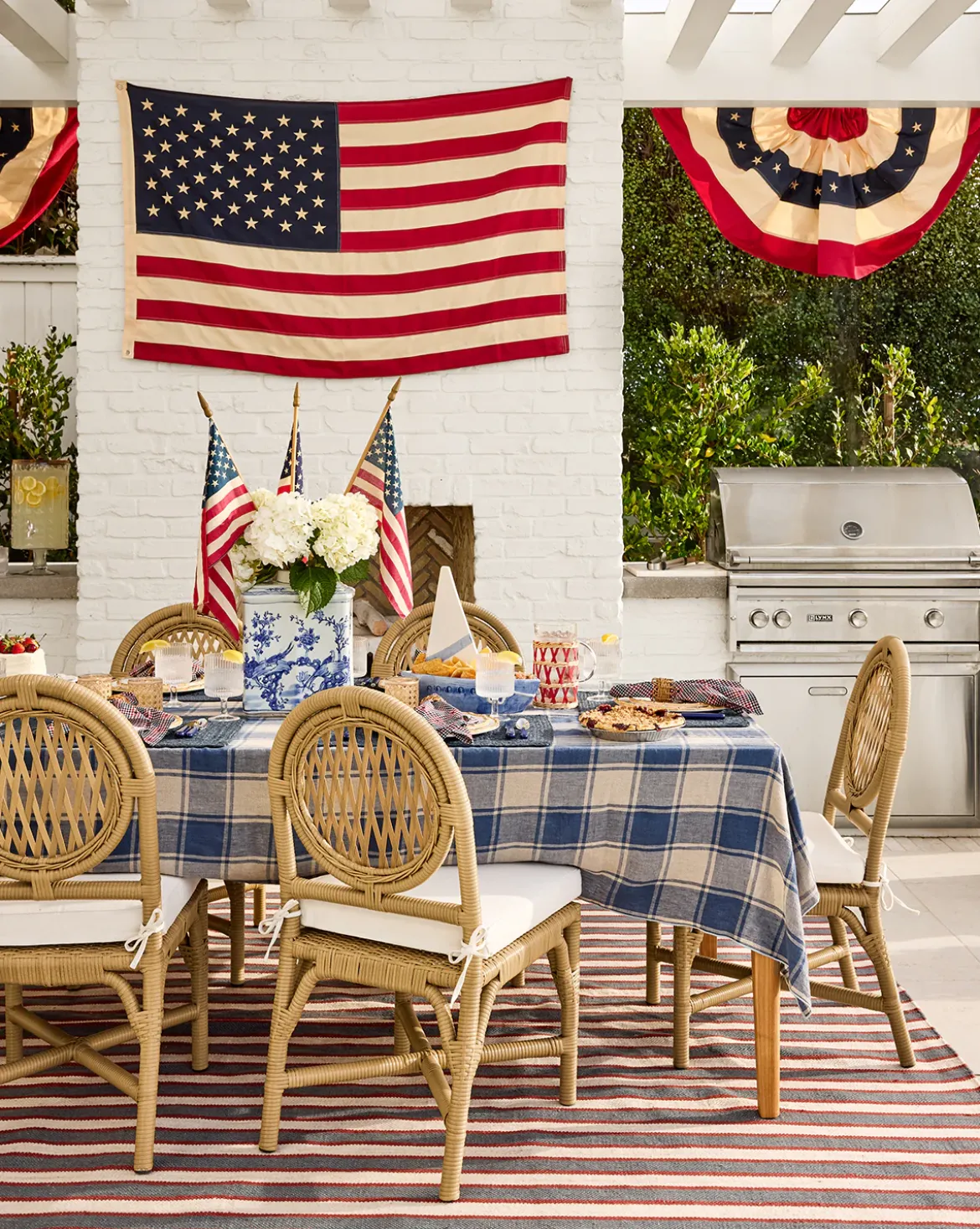 Americana Flag with Grommets