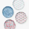 Americana Melamine Dinner Plates (Set of 4)