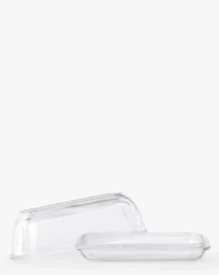 Andrew Glass Butter Dish