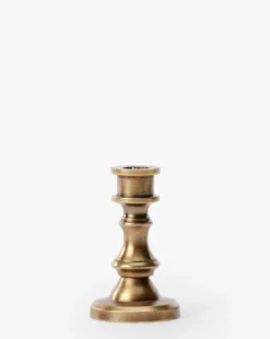 Antique Brass Mini Taper Holder