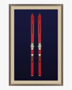 Antique Navy Skis II