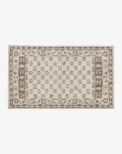 Anya Neutral Hand-Knotted Wool Rug