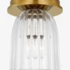Asalea 5" Solitaire Flush Mount