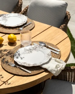 Avondale Melamine Dinner Plates (Set of 4)