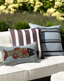 Barnett Striped Indoor/Outdoor Pillow