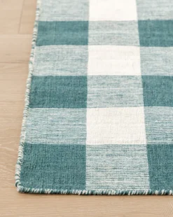 Belleville Blue Handwoven Indoor/Outdoor Rug