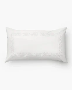 Bianca Organic Percale Embroidered Shams (Set of 2)