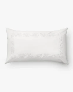 Bianca Organic Percale Embroidered Shams (Set of 2)