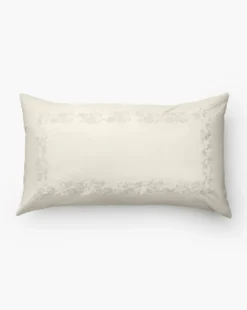 Bianca Organic Percale Embroidered Shams (Set of 2)