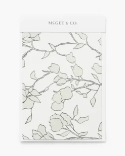 Blair Sketched Floral Wallpaper Swatch