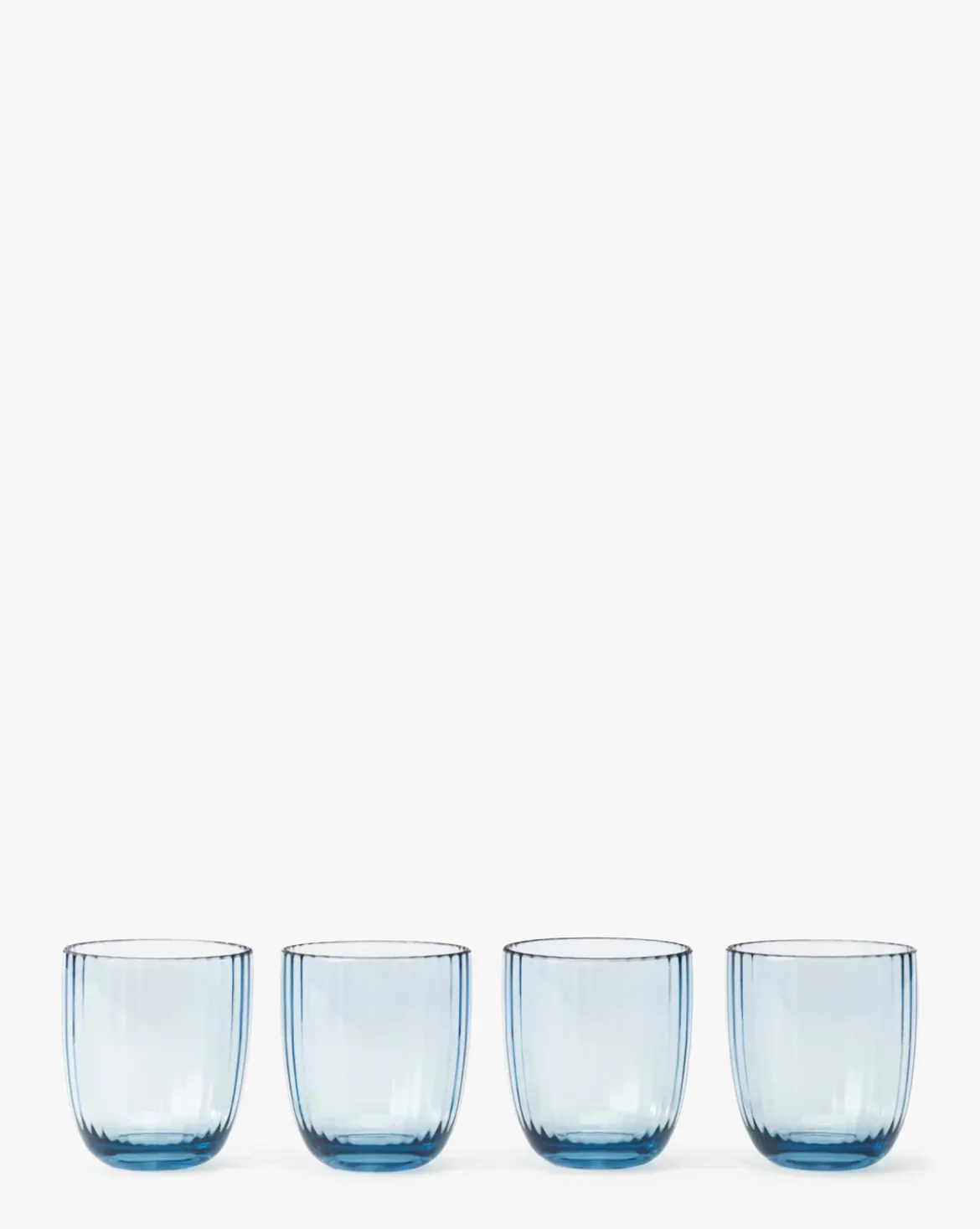 Blue Acrylic Double Old Fashioned (Set of 4)