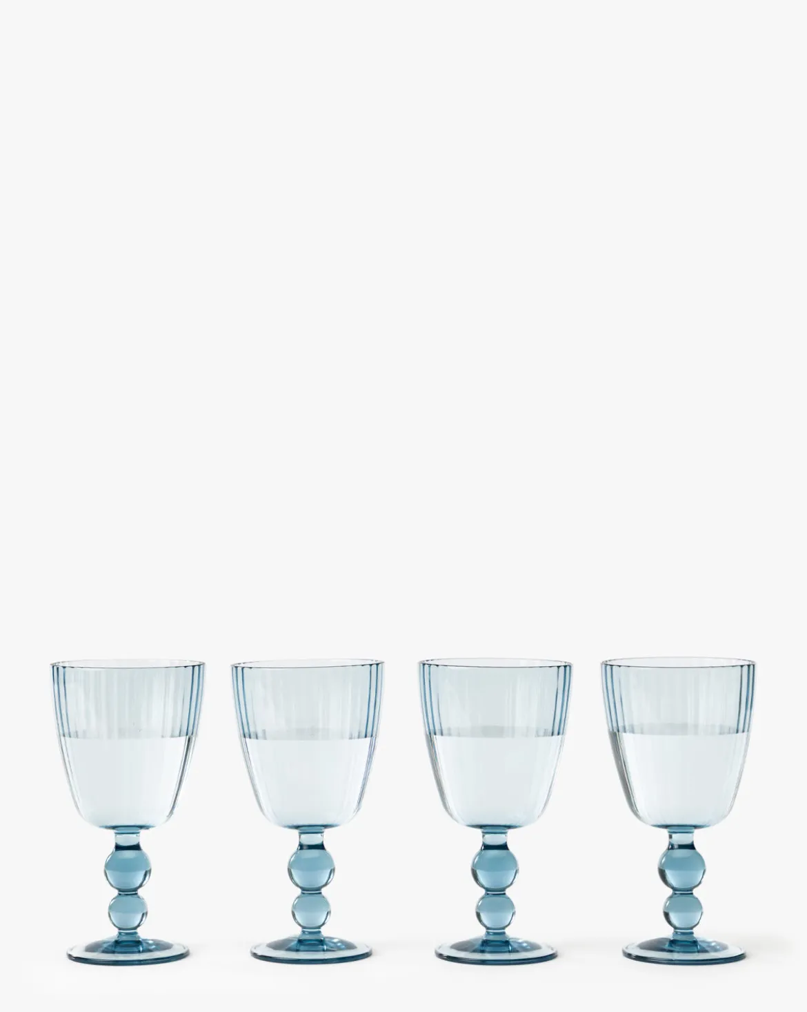 Blue Acrylic Wine Glass (Set of 4)