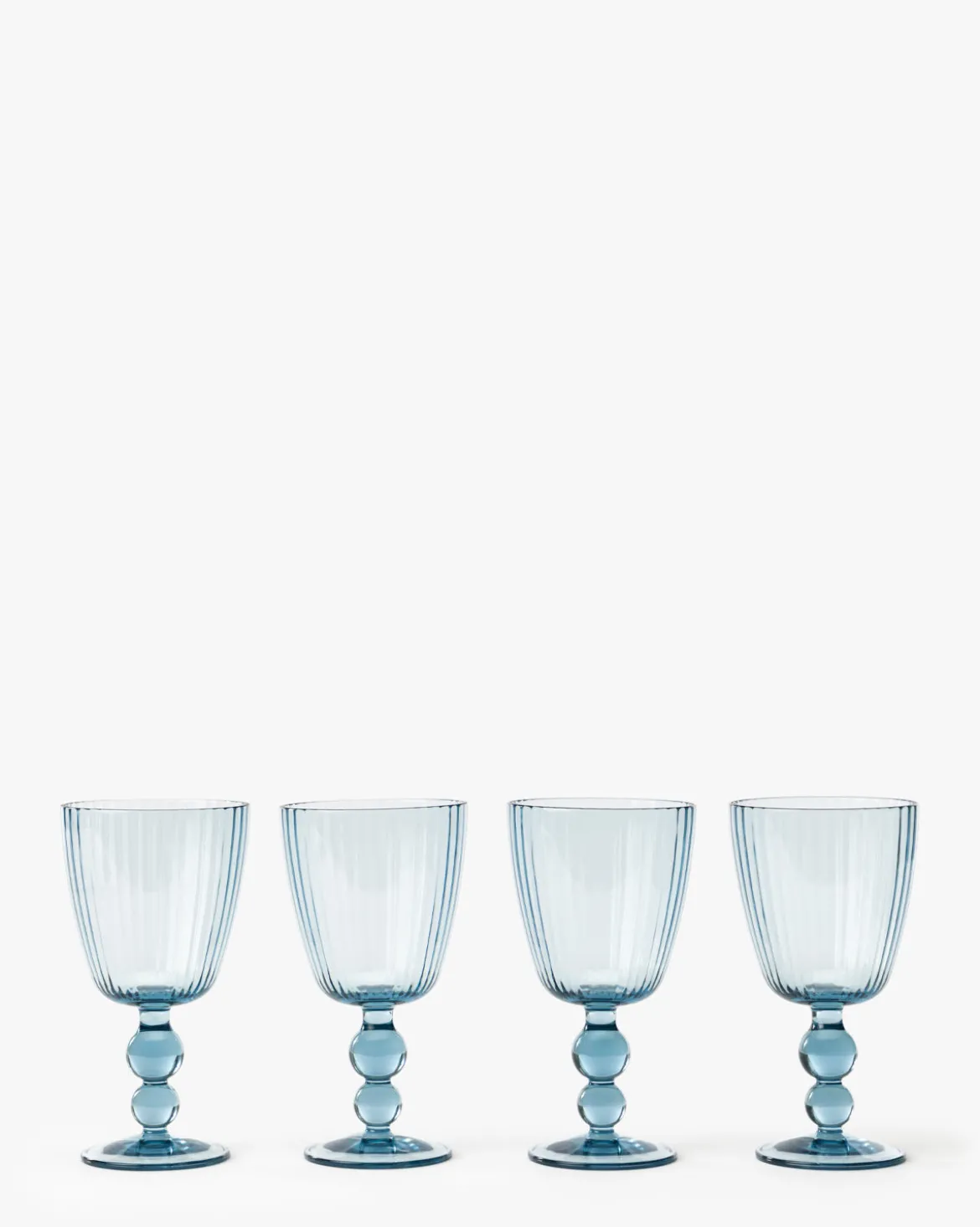 Blue Acrylic Wine Glass (Set of 4)