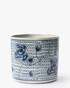 Blue & White Planter