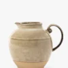 Brown Stoneware Pitcher