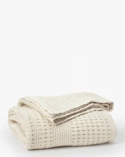 Carnel Waffle Blanket