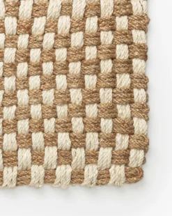 Checker Jute Doormat