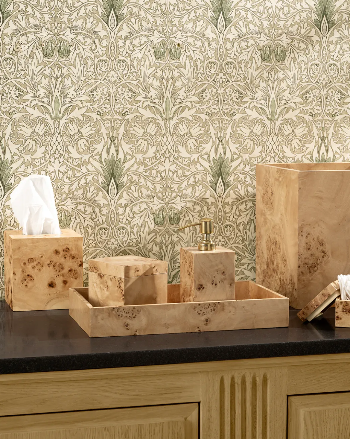 Chilton Burl Tissue Box Cover