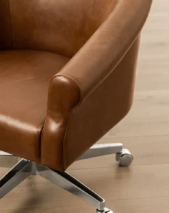 Clemence Leather Desk Chair