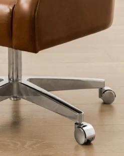 Clemence Leather Desk Chair