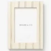 Cream Double Striped Frame