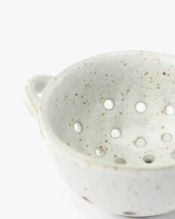 Cream Handled Berry Bowl