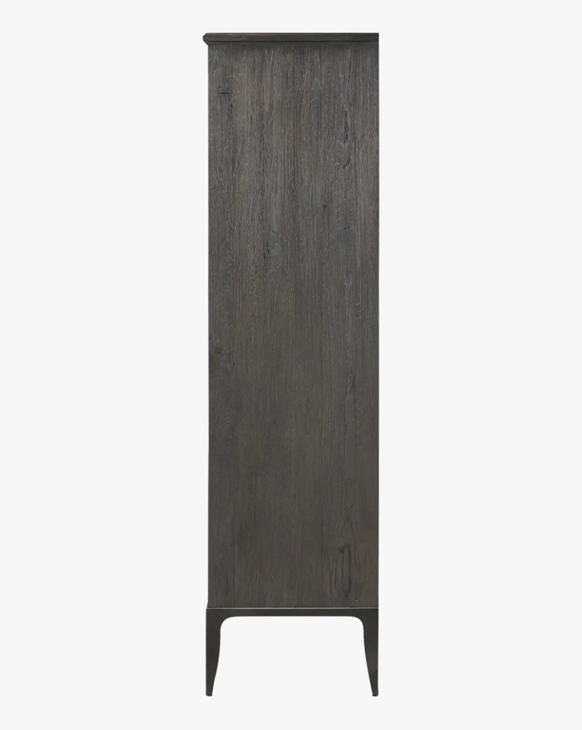 Crestwell Worn Black Oak Cabinet