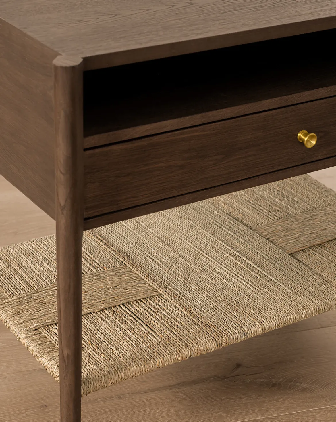 Dana Walnut Oak Nightstand