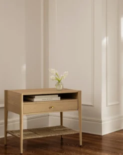 Dana White Oak Nightstand
