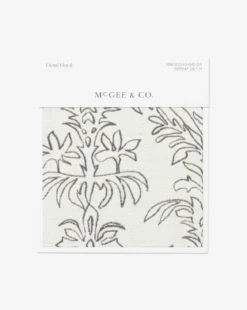Demi Floral Stripe Wallpaper Swatch