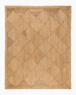 Diamond Braided Jute Rug