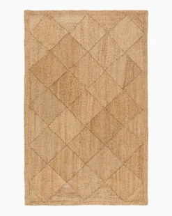 Diamond Braided Jute Rug