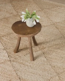 Diamond Braided Jute Rug