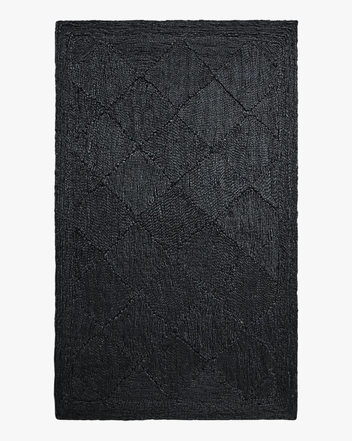Diamond Braided Jute Rug