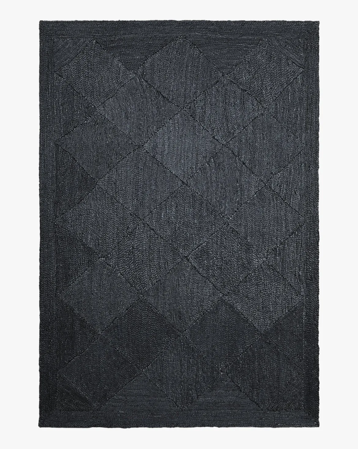 Diamond Braided Jute Rug