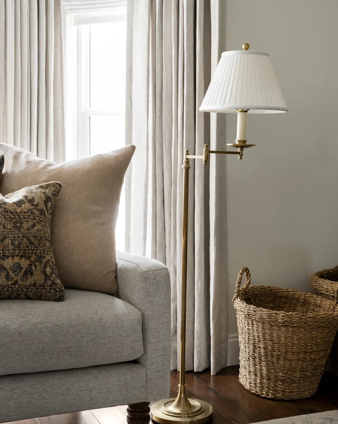 Dorchester Swing Arm Floor Lamp
