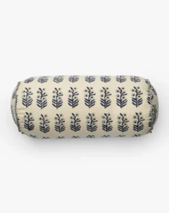 Elsie Block Print Bolster Pillow