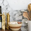 European Brass Pepper Mill