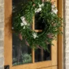 Faux Bamboo & Sweet Pea Wreath