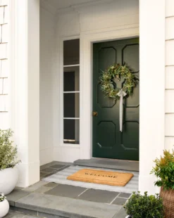 Faux Wild Grass & Eucalyptus Wreath