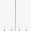 Foxdale Six Light Linear Chandelier
