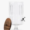 Glass Footed Beverage Dispenser