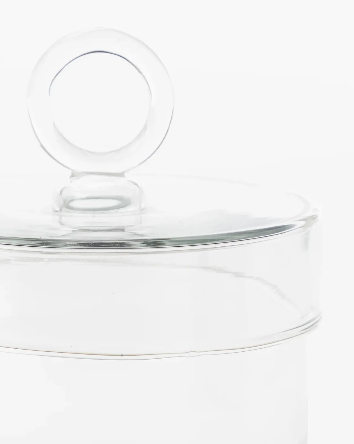 Glass Lidded Canister