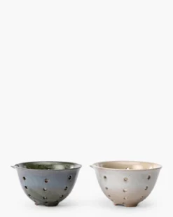 Glazed Stoneware Berry Bowls (Set of 2)