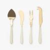 Gold Cheese Set (Set of 4)