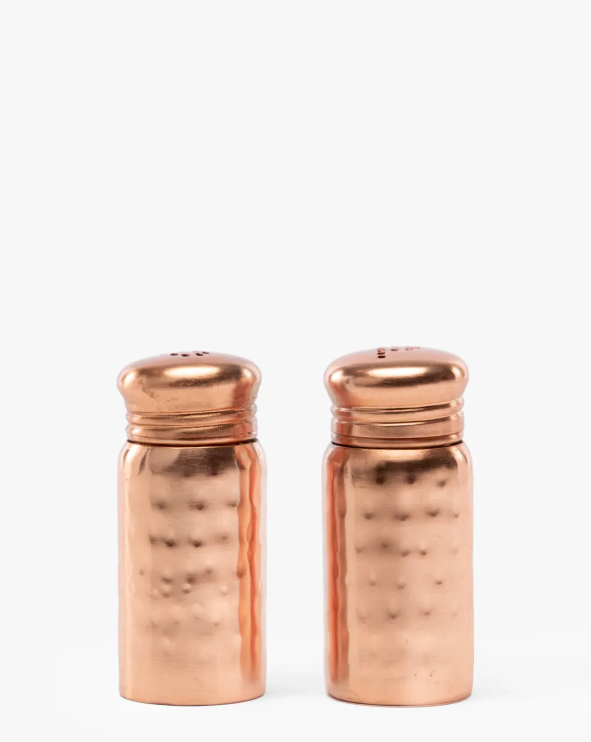 Hammered Salt & Pepper Shakers (Set of 2)